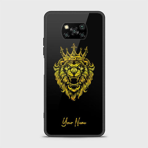 Xiaomi Poco X3 Cover - Gold Series - HQ Ultra Shine Premium Infinity Glass Soft Silicon Borders Case