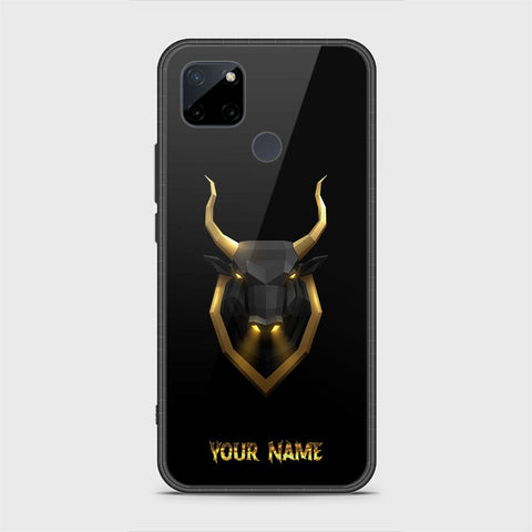 Realme C21Y Cover - Gold Series - HQ Ultra Shine Premium Infinity Glass Soft Silicon Borders Case