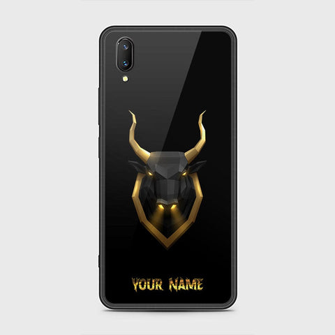 Vivo V11 Pro Cover - Gold Series - HQ Ultra Shine Premium Infinity Glass Soft Silicon Borders Case