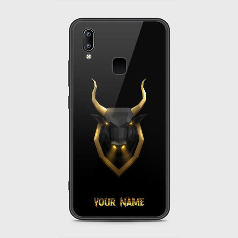 Vivo Y91 Cover - Gold Series - HQ Ultra Shine Premium Infinity Glass Soft Silicon Borders Case