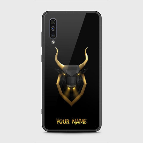 Samsung Galaxy A50s Cover - Gold Series - HQ Ultra Shine Premium Infinity Glass Soft Silicon Borders Case