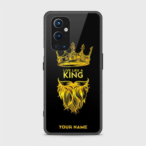 OnePlus 9 Pro Cover - Gold Series - HQ Ultra Shine Premium Infinity Glass Soft Silicon Borders Case