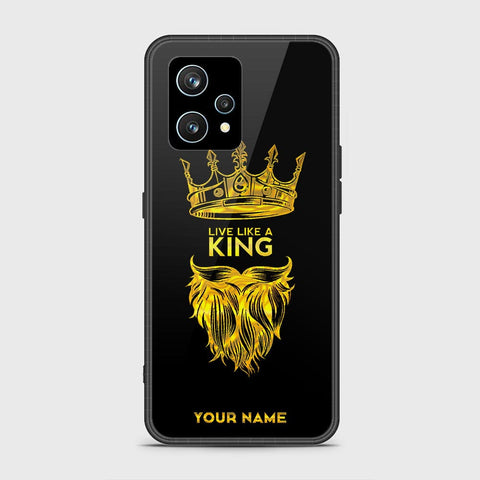 Realme Narzo 50 Pro  Cover - Gold Series - HQ Ultra Shine Premium Infinity Glass Soft Silicon Borders Case