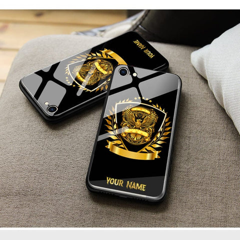 Vivo V25e Cover- Gold Series - HQ Ultra Shine Premium Infinity Glass Soft Silicon Borders Case