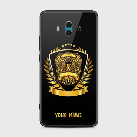 Huawei Mate 10 Cover - Gold Series - HQ Ultra Shine Premium Infinity Glass Soft Silicon Borders Case