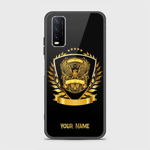 Vivo Y11s Cover - Gold Series - HQ Ultra Shine Premium Infinity Glass Soft Silicon Borders Case