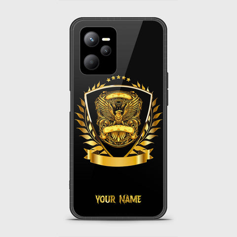 Realme Narzo 50A Prime Cover - Gold Series - HQ Ultra Shine Premium Infinity Glass Soft Silicon Borders Case