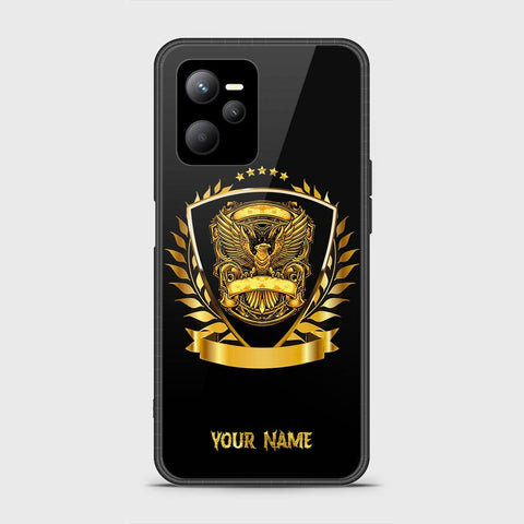 Realme V25 Cover - Gold Series - HQ Ultra Shine Premium Infinity Glass Soft Silicon Borders Case