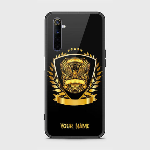 Realme 6 Cover - Gold Series - HQ Ultra Shine Premium Infinity Glass Soft Silicon Borders Case