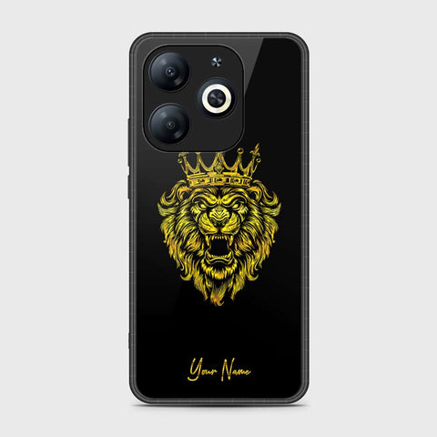 Tecno Spark 20C Cover- Gold Series - HQ Ultra Shine Premium Infinity Glass Soft Silicon Borders Case