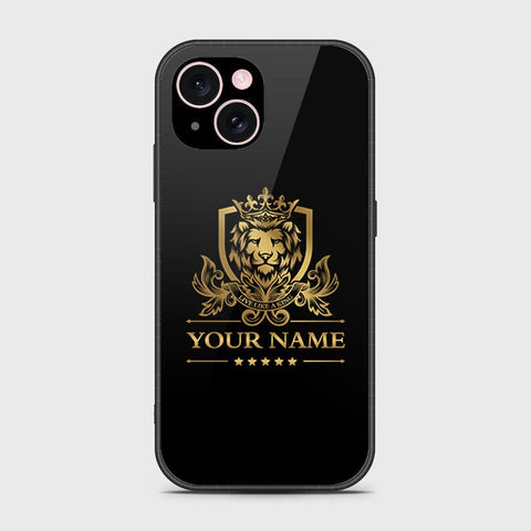 iPhone 15 Cover- Gold Series - HQ Ultra Shine Premium Infinity Glass Soft Silicon Borders Case