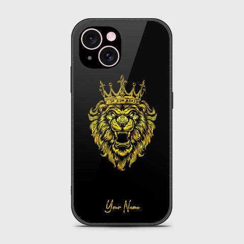 iPhone 15 Cover- Gold Series - HQ Ultra Shine Premium Infinity Glass Soft Silicon Borders Case