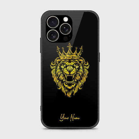 iPhone 15 Pro Max Cover- Gold Series - HQ Ultra Shine Premium Infinity Glass Soft Silicon Borders Case