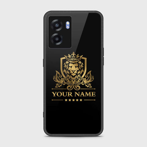 Realme Q5i Cover- Gold Series - HQ Ultra Shine Premium Infinity Glass Soft Silicon Borders Case