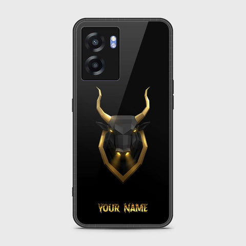 Realme V23 Cover- Gold Series - HQ Ultra Shine Premium Infinity Glass Soft Silicon Borders Case