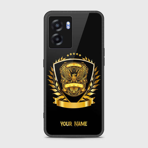 Realme V23 Cover- Gold Series - HQ Ultra Shine Premium Infinity Glass Soft Silicon Borders Case