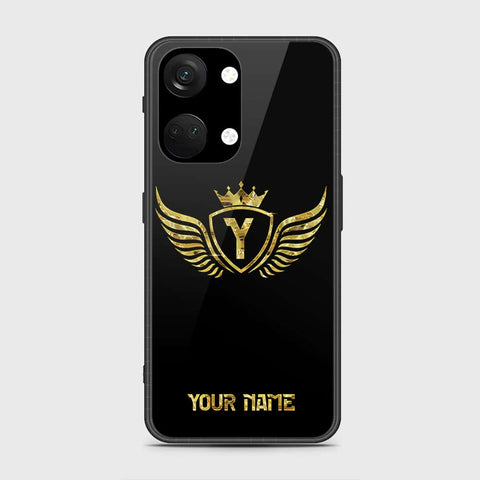 OnePlus Ace 2V Cover- Gold Series - HQ Ultra Shine Premium Infinity Glass Soft Silicon Borders Case