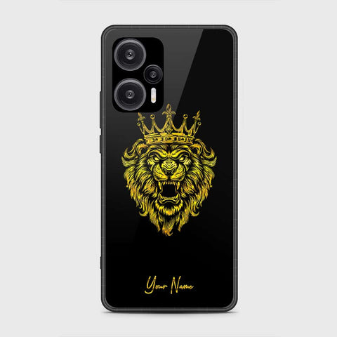 Xiaomi Redmi Note 12 Turbo  Cover- Gold Series - HQ Ultra Shine Premium Infinity Glass Soft Silicon Borders Case