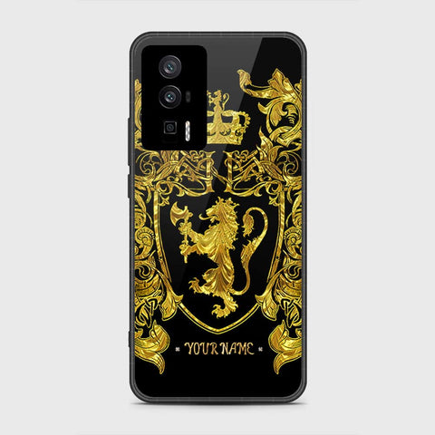 Xiaomi Redmi K60 Cover- Gold Series - HQ Ultra Shine Premium Infinity Glass Soft Silicon Borders Case