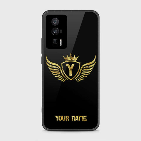 Xiaomi Redmi K60 Pro Cover- Gold Series - HQ Ultra Shine Premium Infinity Glass Soft Silicon Borders Case