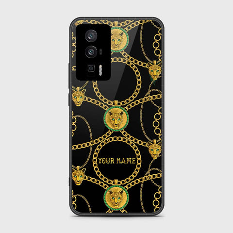 Xiaomi Redmi K60 Pro Cover- Gold Series - HQ Ultra Shine Premium Infinity Glass Soft Silicon Borders Case