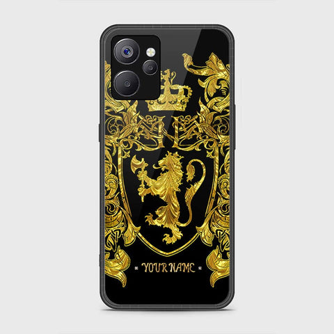 Realme 10 5G Cover- Gold Series - HQ Ultra Shine Premium Infinity Glass Soft Silicon Borders Case