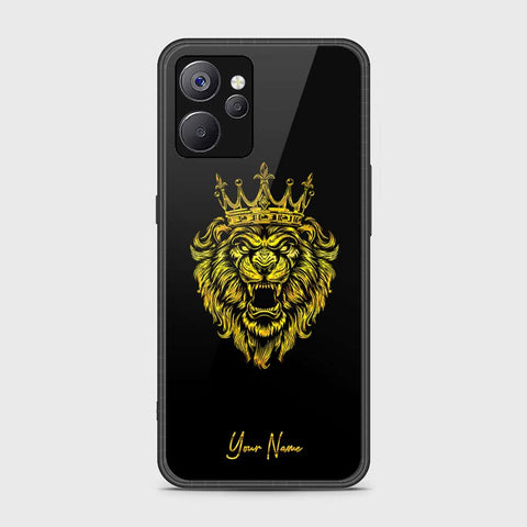 Realme 10 5G Cover- Gold Series - HQ Ultra Shine Premium Infinity Glass Soft Silicon Borders Case