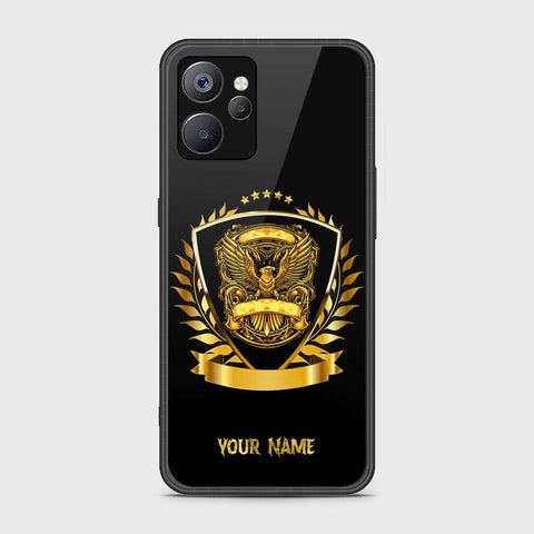 Realme 10 5G Cover- Gold Series - HQ Ultra Shine Premium Infinity Glass Soft Silicon Borders Case