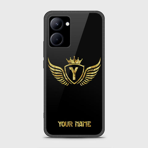 Realme C33 Cover- Gold Series - HQ Ultra Shine Premium Infinity Glass Soft Silicon Borders Case