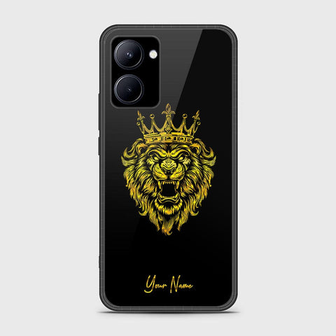 Realme C33 Cover- Gold Series - HQ Ultra Shine Premium Infinity Glass Soft Silicon Borders Case