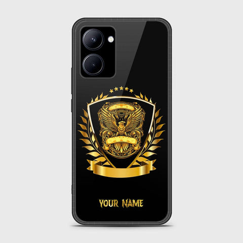 Realme C33 Cover- Gold Series - HQ Ultra Shine Premium Infinity Glass Soft Silicon Borders Case