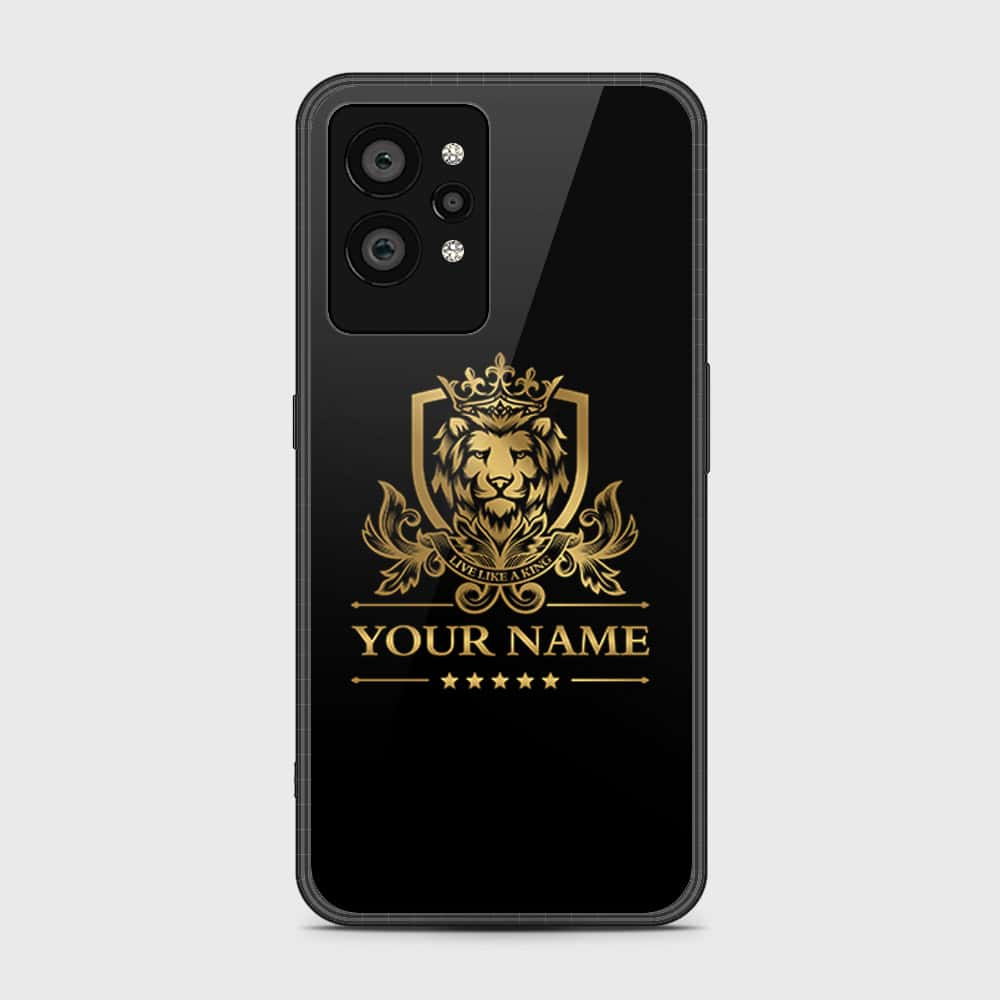 Realme 11 Pro Plus Cover- Gold Series - HQ Ultra Shine Premium Infinity Glass Soft Silicon Borders Case