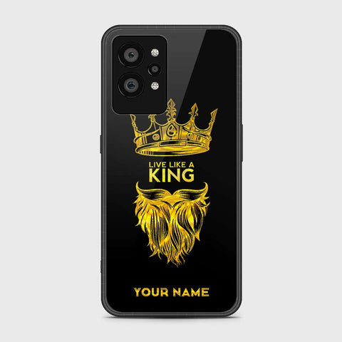 Realme GT2 Pro Cover- Gold Series - HQ Ultra Shine Premium Infinity Glass Soft Silicon Borders Case