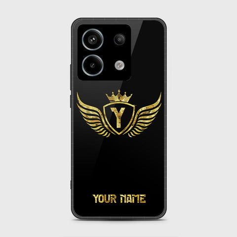 Xiaomi Redmi Note 13 Pro 4G Cover - Gold Series - HQ Ultra Shine Premium Infinity Glass Soft Silicon Borders Case