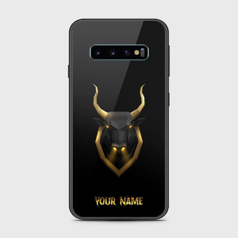 Samsung Galaxy S10 5G Cover- Gold Series - HQ Ultra Shine Premium Infinity Glass Soft Silicon Borders Case