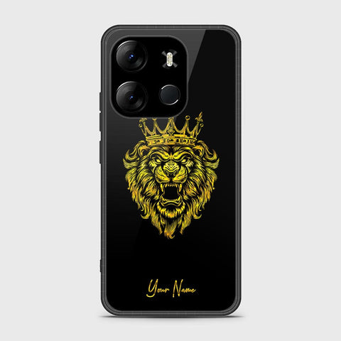 Tecno Spark Go 2023 Cover- Gold Series - HQ Ultra Shine Premium Infinity Glass Soft Silicon Borders Case