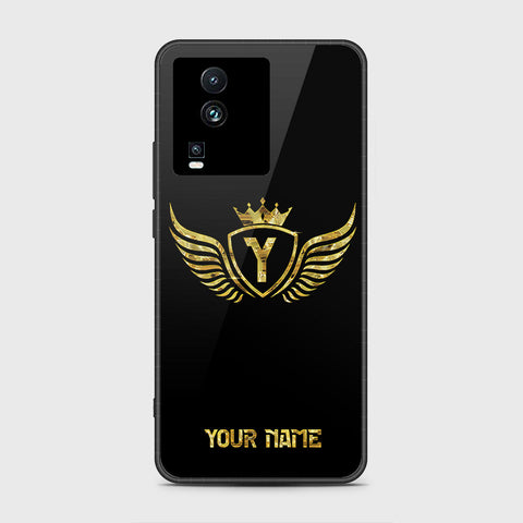 Vivo iQOO Neo 7 Cover- Gold Series - HQ Ultra Shine Premium Infinity Glass Soft Silicon Borders Case