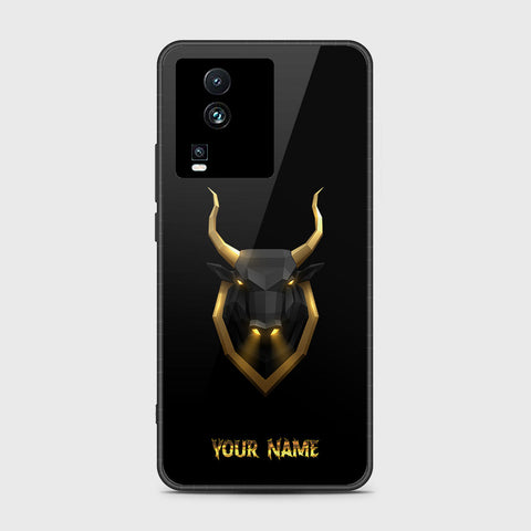 Vivo iQOO Neo 7 Cover- Gold Series - HQ Ultra Shine Premium Infinity Glass Soft Silicon Borders Case