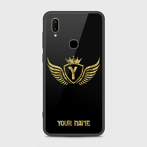 Vivo Z3 Cover- Gold Series - HQ Ultra Shine Premium Infinity Glass Soft Silicon Borders Case