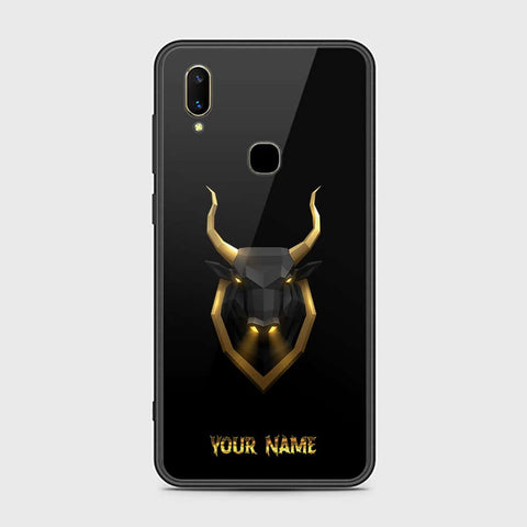 Vivo Z3 Cover- Gold Series - HQ Ultra Shine Premium Infinity Glass Soft Silicon Borders Case