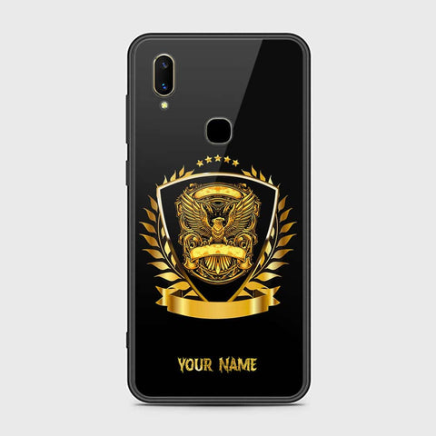 Vivo Z3 Cover- Gold Series - HQ Ultra Shine Premium Infinity Glass Soft Silicon Borders Case