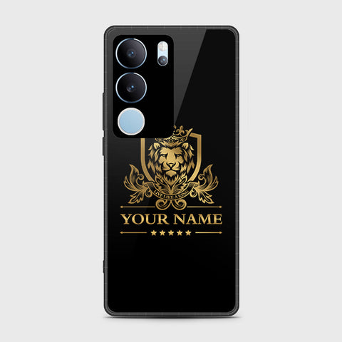 Vivo V29 Pro Cover- Gold Series - HQ Ultra Shine Premium Infinity Glass Soft Silicon Borders Case