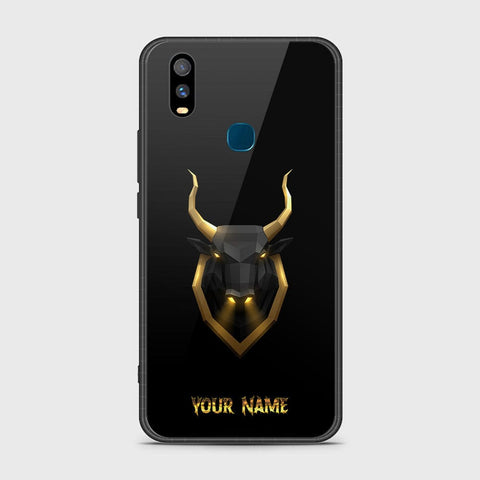 Vivo Y11 2019 Cover- Gold Series - HQ Ultra Shine Premium Infinity Glass Soft Silicon Borders Case