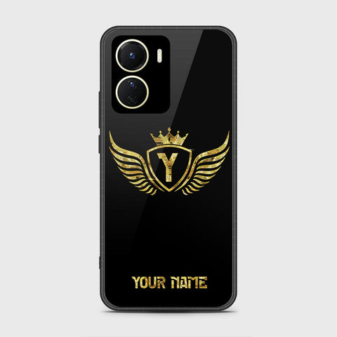 Vivo Y35 5G Cover- Gold Series - HQ Ultra Shine Premium Infinity Glass Soft Silicon Borders Case