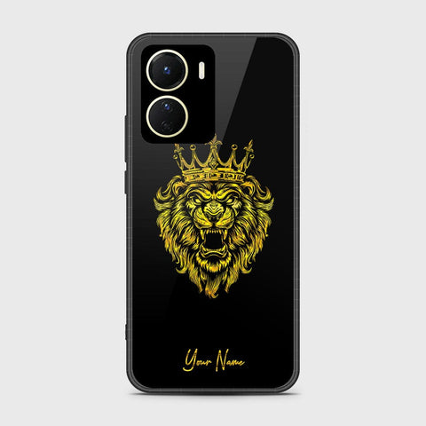 Vivo Y35 5G Cover- Gold Series - HQ Ultra Shine Premium Infinity Glass Soft Silicon Borders Case