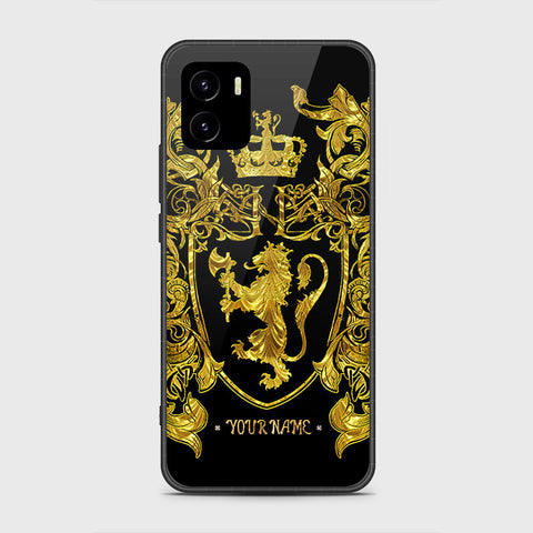 Vivo Y10 Cover- Gold Series - HQ Ultra Shine Premium Infinity Glass Soft Silicon Borders Case