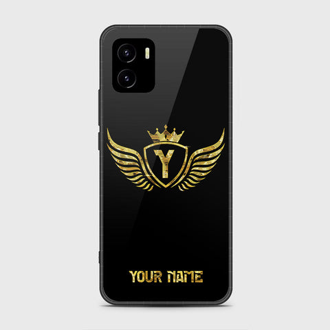 Vivo Y10 Cover- Gold Series - HQ Ultra Shine Premium Infinity Glass Soft Silicon Borders Case