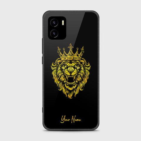 Vivo Y10 Cover- Gold Series - HQ Ultra Shine Premium Infinity Glass Soft Silicon Borders Case