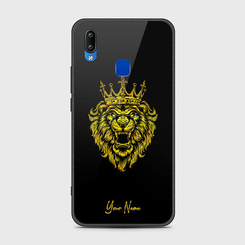 Vivo Y91i Cover- Gold Series - HQ Ultra Shine Premium Infinity Glass Soft Silicon Borders Case