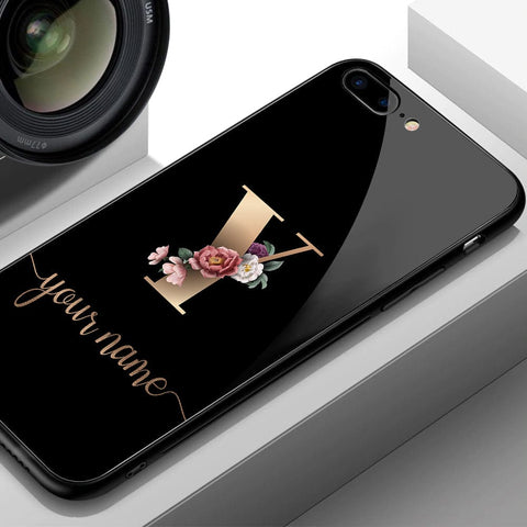 iPhone XR Cover -Personalized Alphabet Series - HQ Ultra Shine Premium Infinity Glass Soft Silicon Borders Case